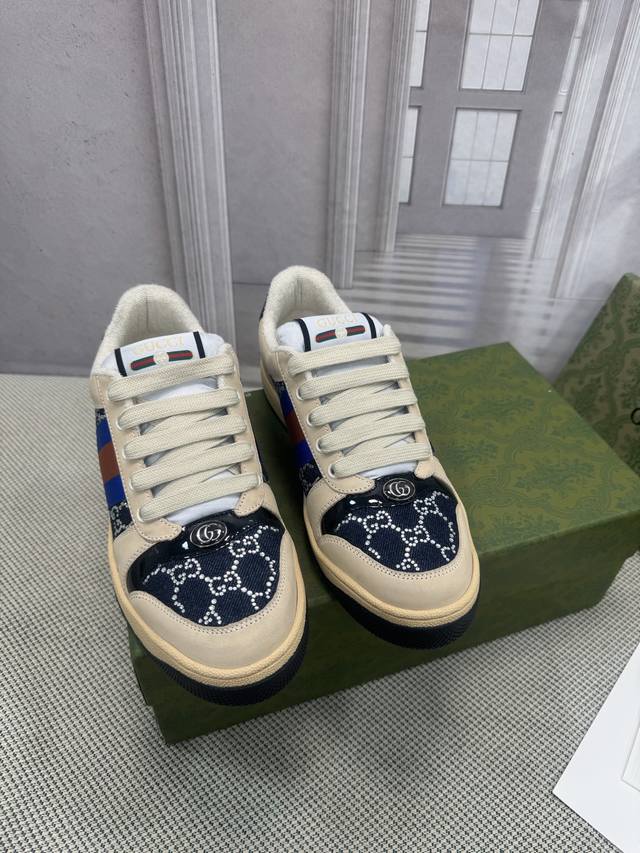 Gucci diamond shoe purchasing agent version with NFC scanning chip, high-quality