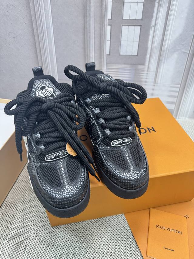 Upgraded Version of Louis Vuitton's Vans, a pair of Louis Vuitton-branded sneake