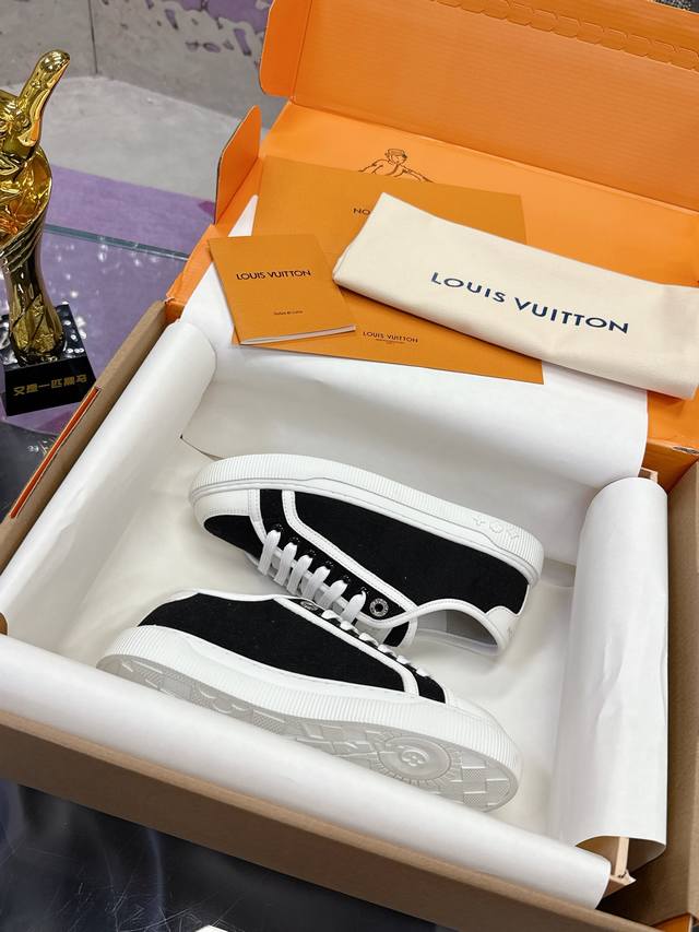 Factory Price: Lv Louis Vuitton Lv canvas shoes series 2025 spring and summer ne