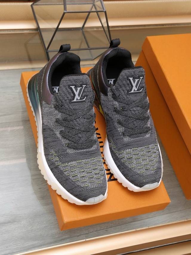 Factory P Loui Vuitto* top-of-the-line streetwear men's sneakers feature an orig