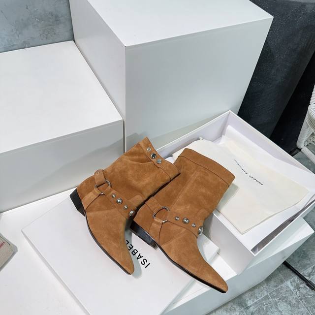 High-quality factory boots! Top-quality Isabel Marant 25Ss autumn/winter hardwar
