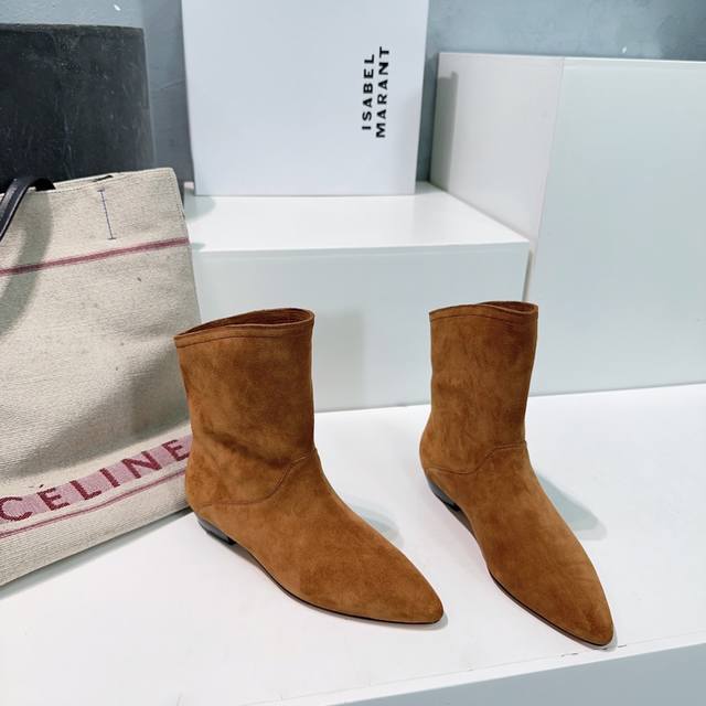 High-quality factory boots! Top-quality Isabel Marant 25Ss autumn/winter simple