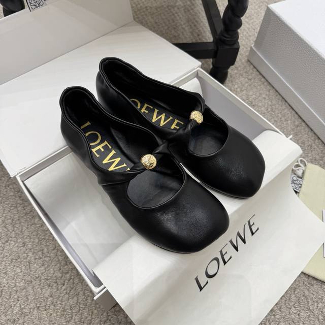 Mary Jane Loewe Spring/Summer 2025 New Pebble Ballet Flats. As one of the most p