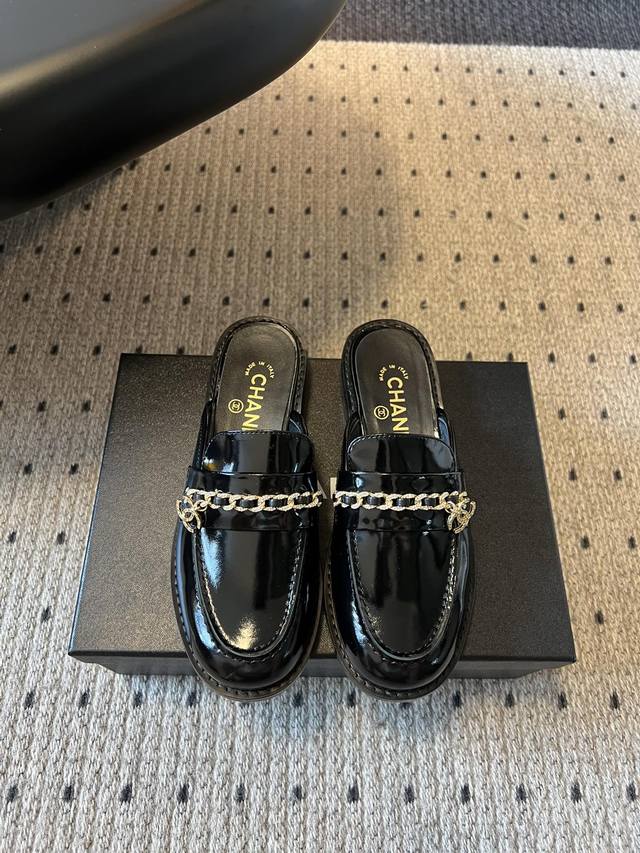 Chanel 25Ss new Chanel chain-link loafers, a must-have for spring and summer. Th