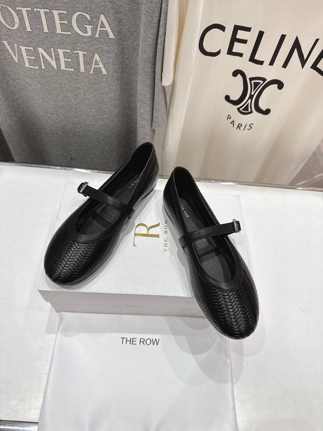 High-Release Edition The Row 2025Ss New Arrival: Flat Mary Jane Loafers, Slip-On