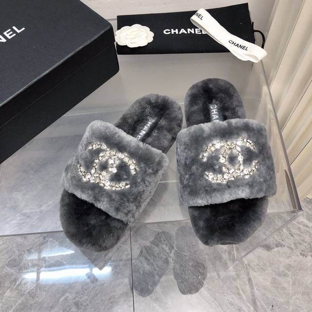 Furry Slippers 2025 Early Fall Rhinestone Furry Slippers Collection. Exclusively