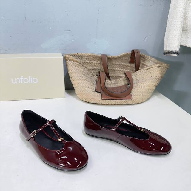 High-quality factory-made shoes! New early fall patent leather round-toe Mary Ja