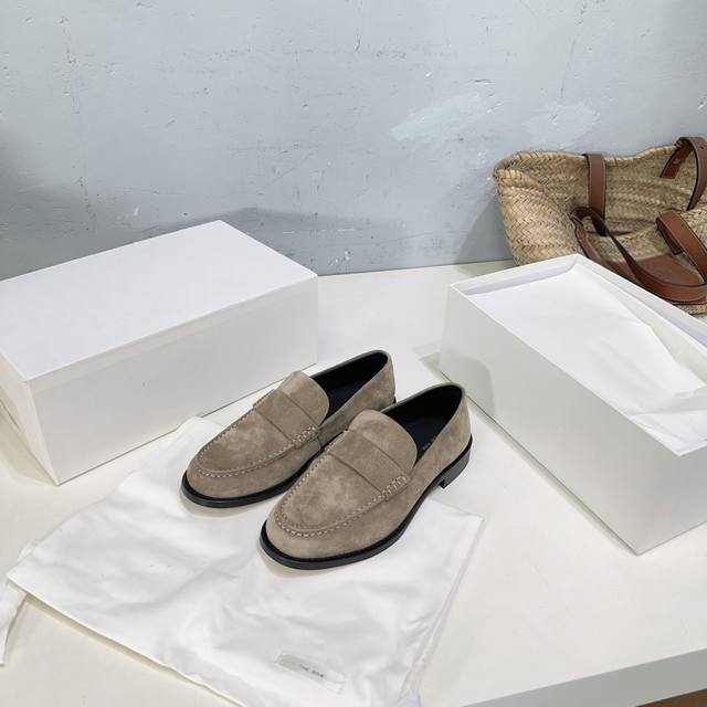 High-quality factory leather! Suede! Top-quality, niche brand The Row's new Fall