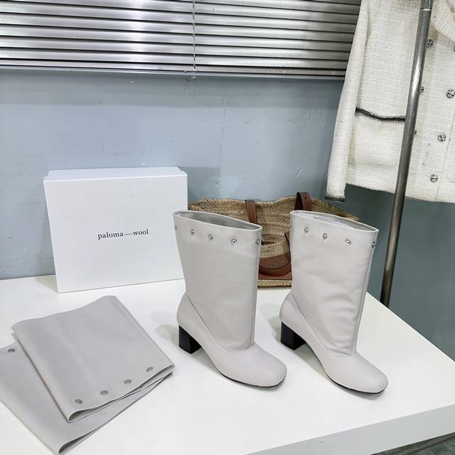 High-quality factory boots! Niche fashion brand Paloma Wool 25Ss early fall new