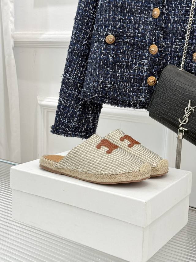Factory Price Celine Classic Arc de Triomphe Fisherman Half-Drag Slip-On Enter C