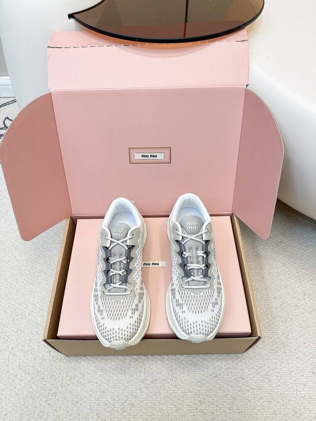 Top quality original packaging Miumiu | Miu Miu 2025 American retro dad sneakers