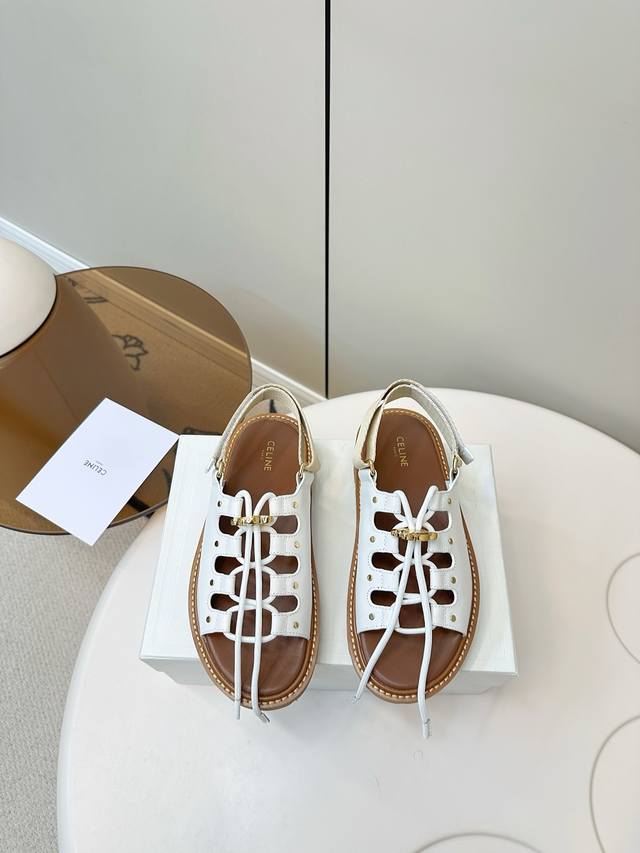 Celine 2025Ss summer new Triumph Roman sandals, Celine's hottest style, is here!