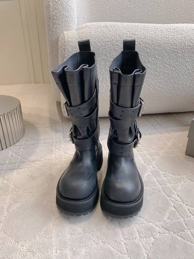 short boots 12 inches and 15 inches Balenciag's latest distressed motorcycle boo