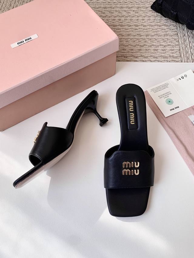 Miumi* latest wine glass heel slippers factory P running quantity price upper de