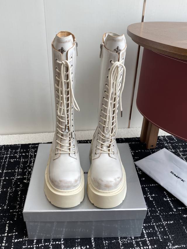 Shopping-level single shoes, 350 short boots, 390 long boots Smfk. Niche trendy