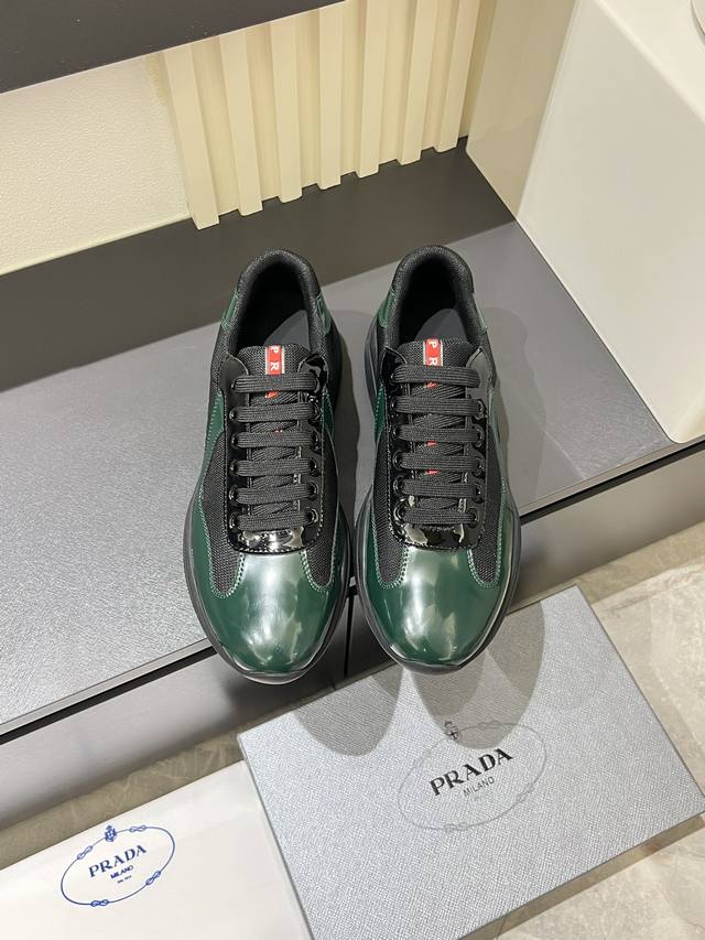 Prad* new couple's casual sneakers, made with high-quality custom Tw double-laye