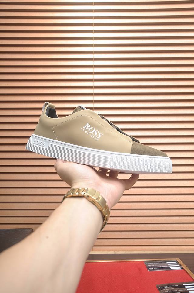 factory price P Boss market's highest version men's shoes, welcome 1:1 compariso