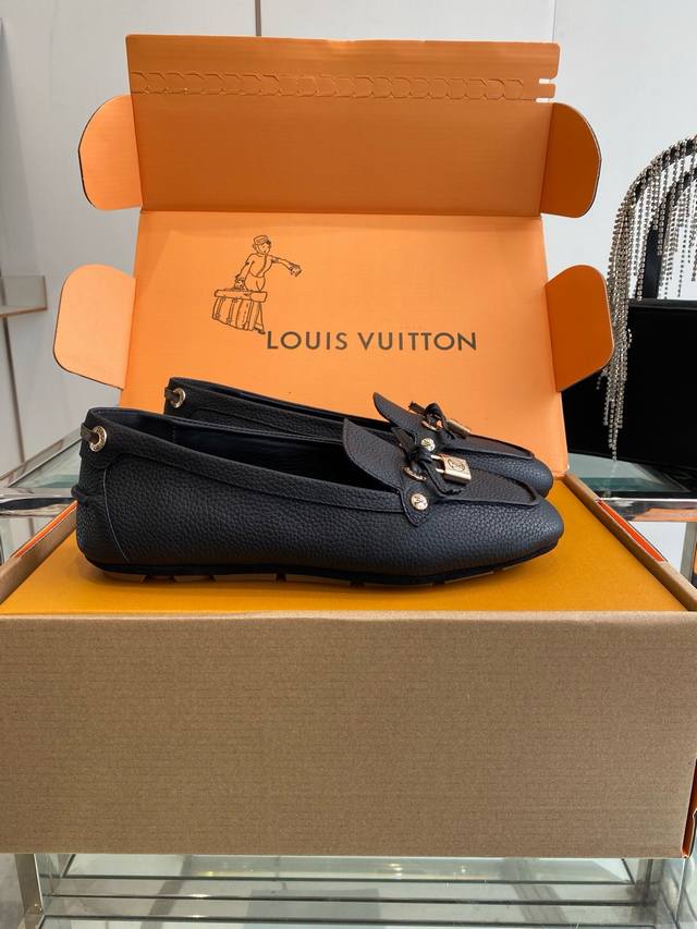 Louis Vuitton's new Flore loafer features the relaxed elegance of grained cowhid