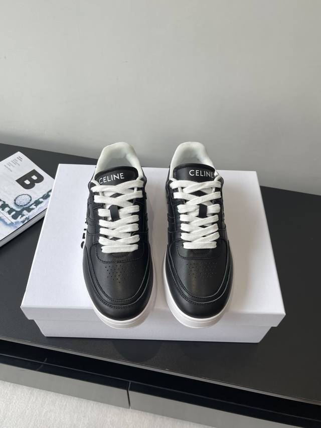 Celine 25Ss Spring/Summer runway-inspired casual shoes, the Cny Block thick-sole