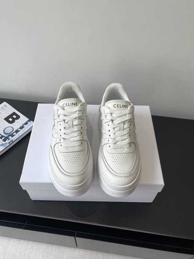 Celine 25Ss Spring/Summer runway-inspired casual shoes, the Cny Block thick-sole
