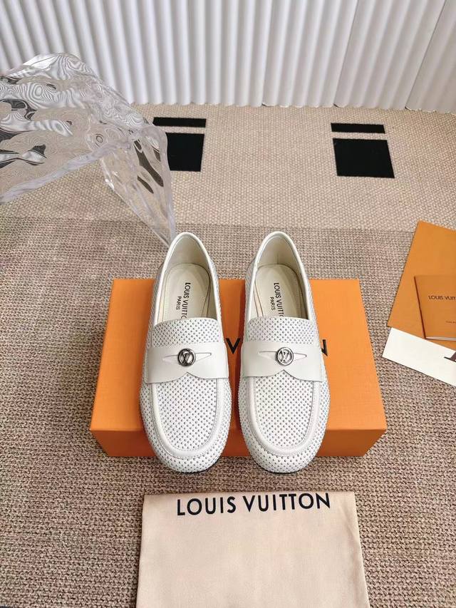 Louis Vuitton Soho flat loafers. Crafted from soft lambskin, these Soho loafers