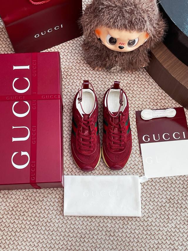 Gucci sneakers. Entire pair of shoes sourced from Zp, developed and crafted usin