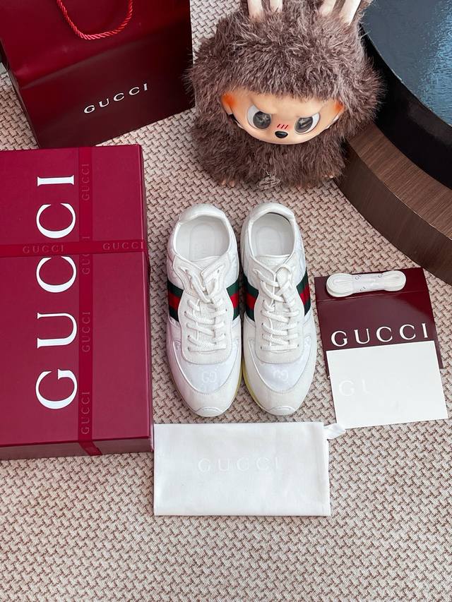 Gucci sneakers. Entire pair of shoes sourced from Zp, developed and crafted usin