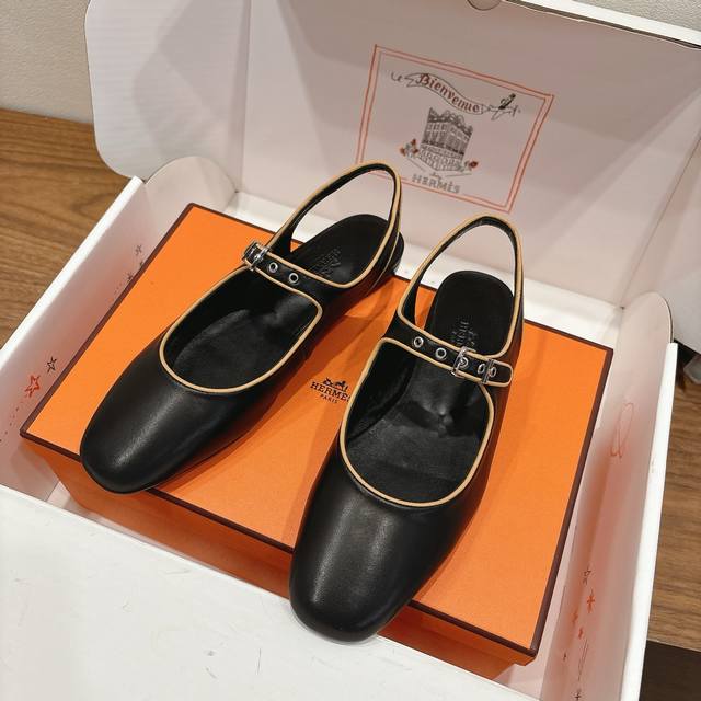 Hermes... Flat sandals 2025 new arrival + hot-selling series genuine leather out