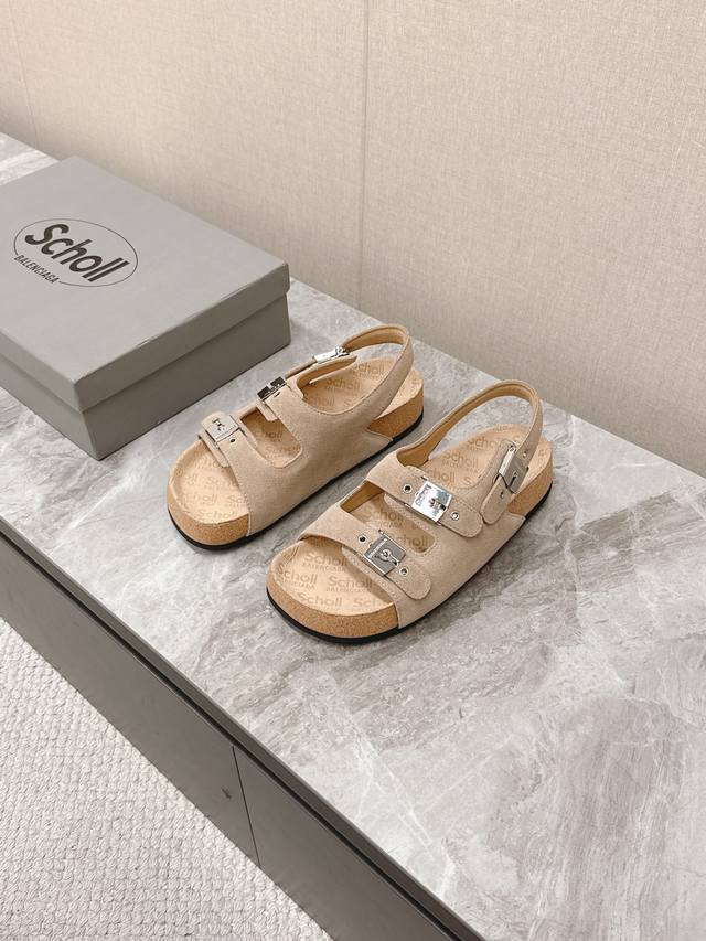 Men's 10 Balenciaga x Scholl collaboration: cork-soled Birkenstocks. This pair o