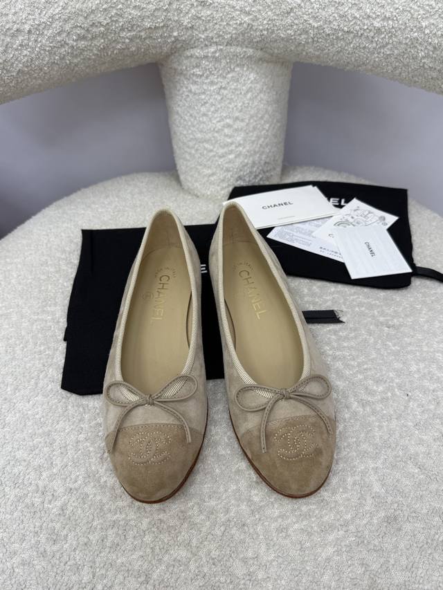 Factory correct high version! Chanel's classic ballet flats, the Sling-Back, wer