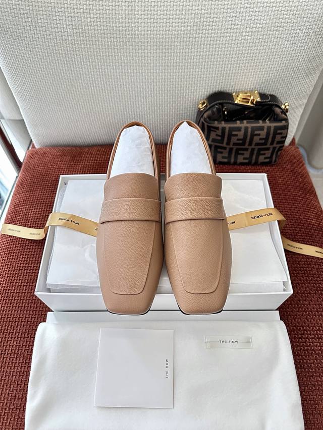 Made in Dongguan* 25Ss New Minimalist Square Toe Loafers | Original Purchased an