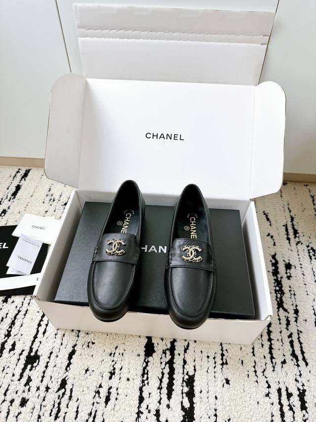 Airplane Box + 10**Chanel 25A New Loafers