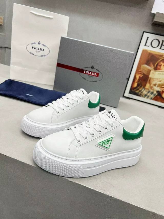 Prada White Couple's Sneakers | Re-edition! A truly luxurious and versatile shoe