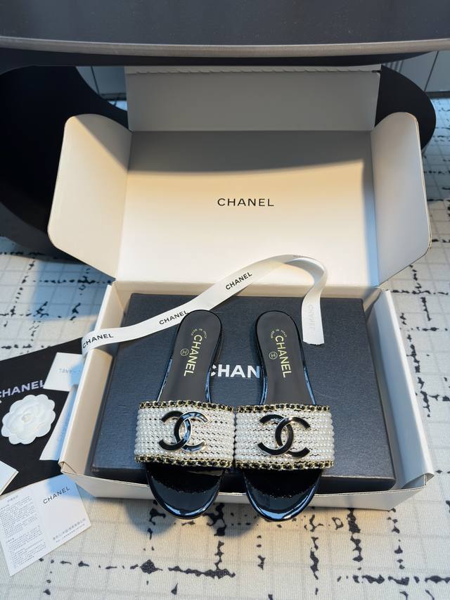 Shopping-level Chanel* Xiao Chanel 25Ss Spring/Summer New Arrival Holiday Pearl