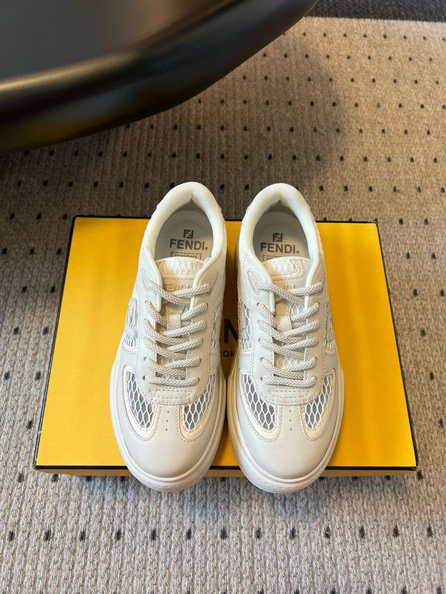 Fend* Fend's latest thick-soled casual sneaker, the Fendi Fd Thick-Sole Match, f