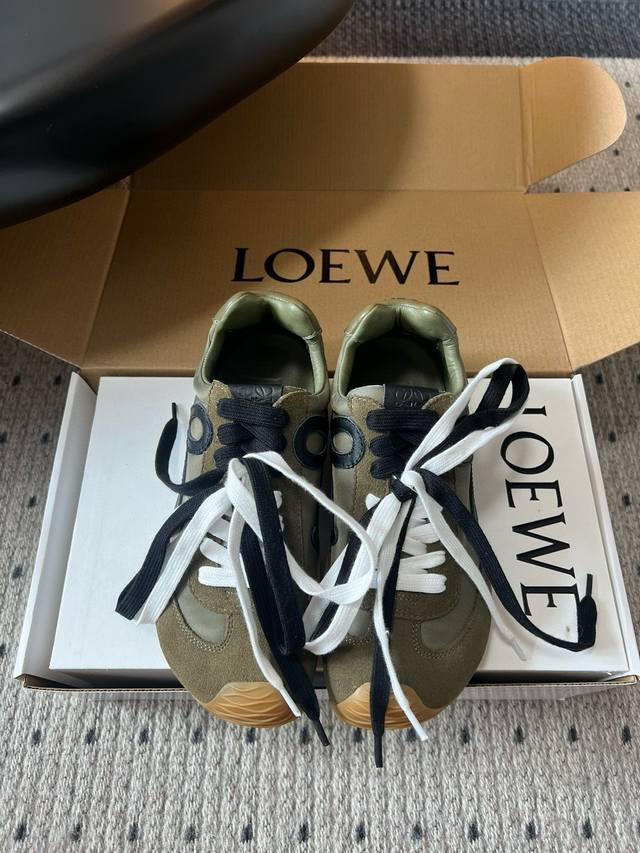 Loewe*'s new Flow Runner 2.0 series, new catwalk sneakers with new color schemes