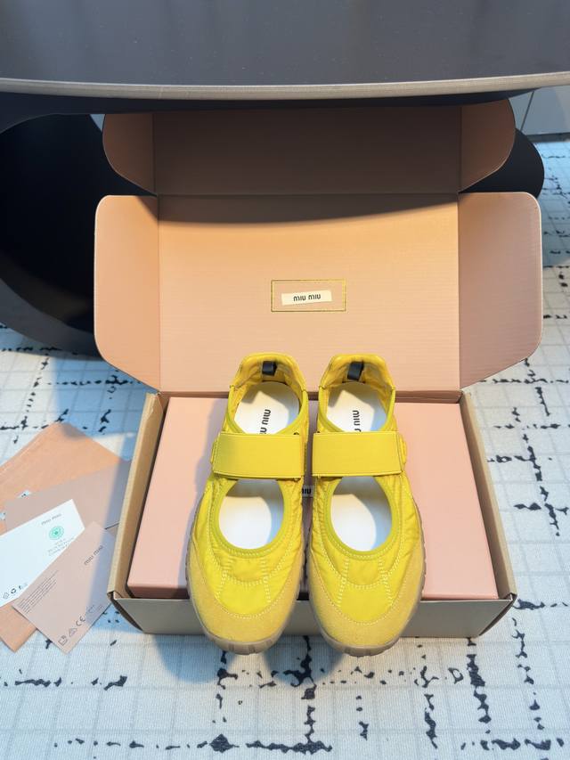 Shopping-level Miumi* Miu Miu 25Ss Spring/Summer new Forrest Gump casual sneaker
