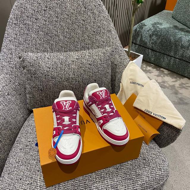factory price P LV Trainer classic series launches new color couples style vario