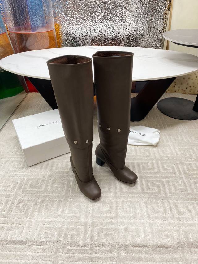 Factory Price: P Paloma Wool 2025 New Out-of-Print Retro Beautiful Heap Boots ar