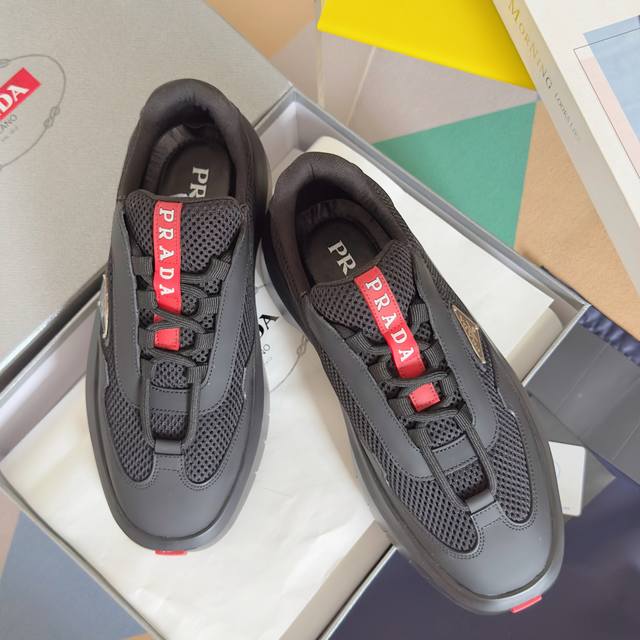 Premium Edition: Couple's Edition. Prada's latest runway couple's thick-soled, t