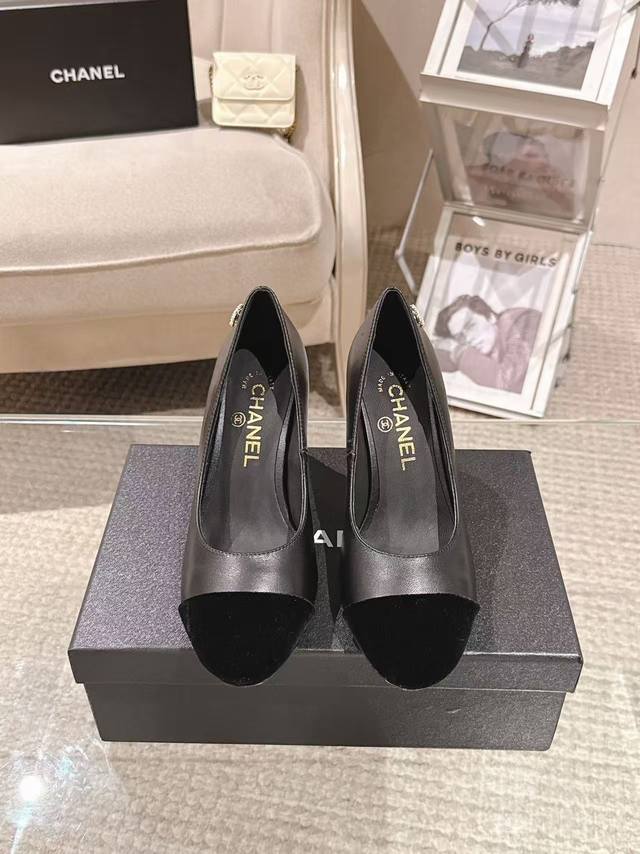 20252113-2 Mary Jane original mold pearl heel upper; imported sheepskin-silk lin