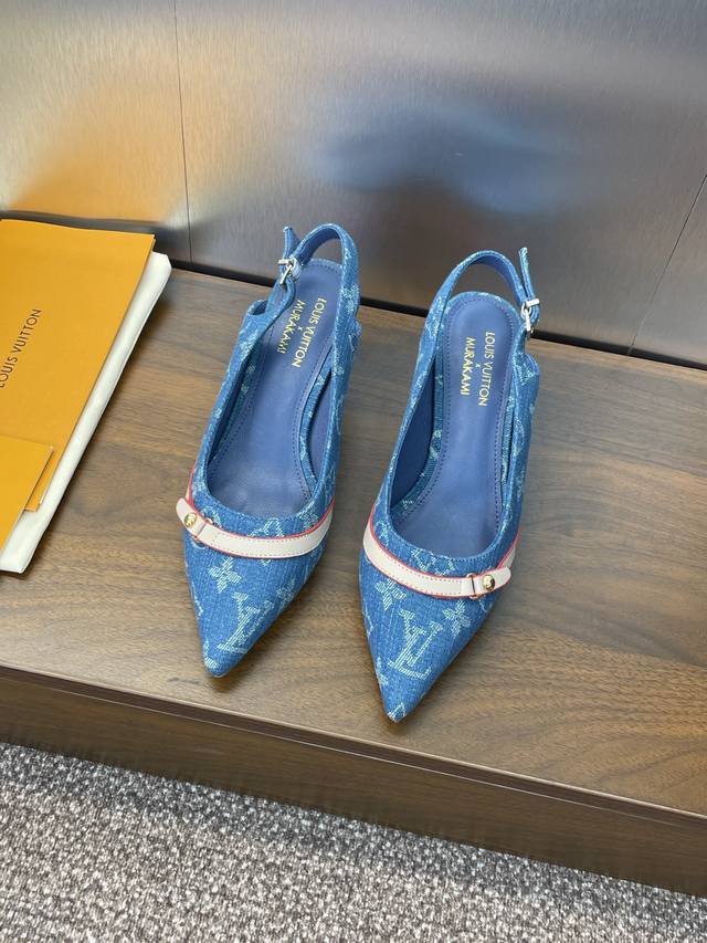 Louis Vuitton 2025 Spring/Summer New Cherry Heel Jelly Color Women's Shoes Lv Le