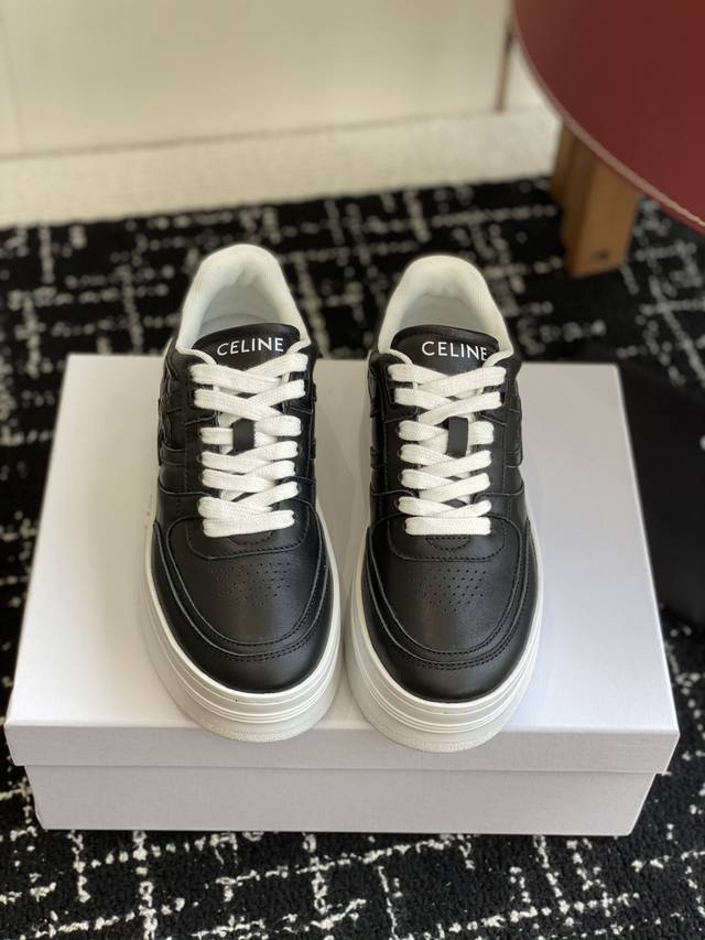 Shopping-grade thin-soled 400mm thick-soled Celine Celine Runner sneakers with C