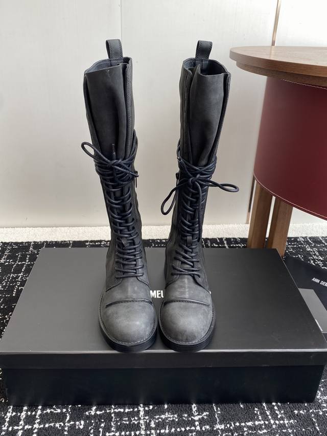 Purchasing-level Ann Demeulemeeste* 25Ss new lace-up boots. This series creative