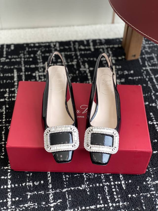 Purchasing-level* Rv 25Ss new flower series double diamond buckle Mary Jane shoe