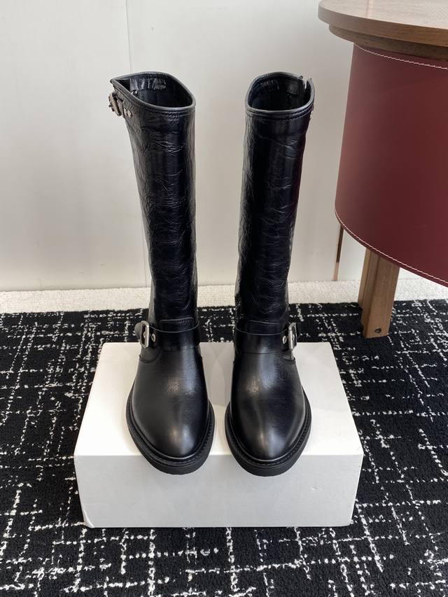 Golden Goose 2025 Autumn/Winter New Retro Western Cowboy Boots Super cool and sa