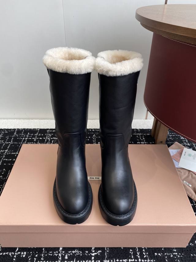 Shopping-level Miu Miu Fw25 New Arrival~ Miu Miu 25Ss new autumn and winter thic