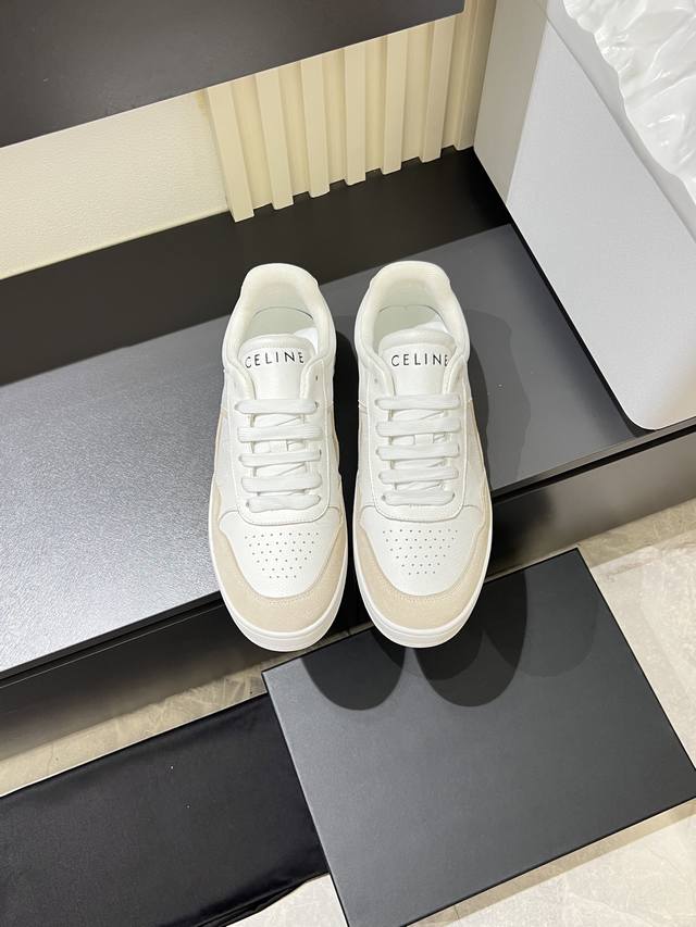 Celine low-top casual sneakers! New season design, simple, durable, and easy to