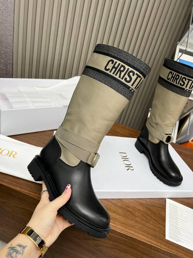 2025Ss The highest version of Dior Dior autumn and winter boots retro work boots