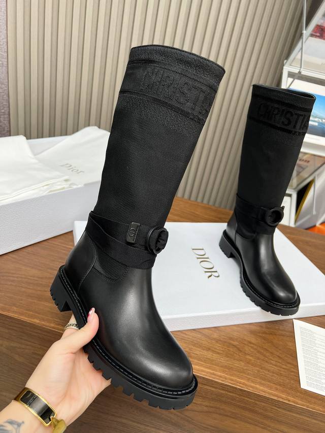 Ss highest version Dior Dior autumn and winter boots retro work boots one-step s